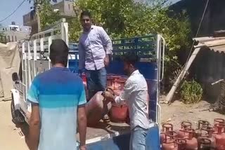action against gas theft, पाली में गैस चोरी