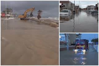 Massive floods sweeping Spain's coasts