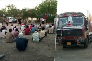 laborers arrested who were fleeing by container In Nashik