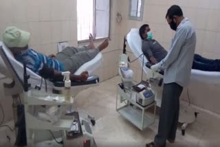 blood shortage in government hospitals at lockdown period