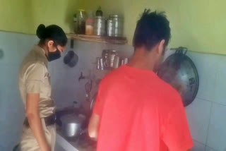 kitchen in police chowki panchkula