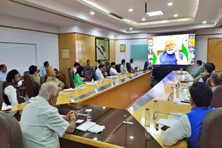 PM Video Conversation with Karnataka CM