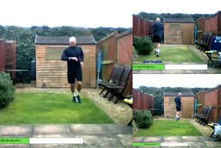 British man runs marathon in backyard for charity during lockdown