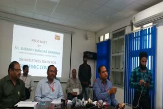 odisha postal press meet in bhubaneswar for corona