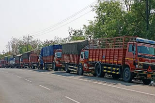 Lack of lorry drivers for fear of corona infection