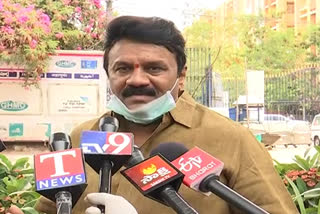 minister talasani speaks on attack on Gandhi doctors