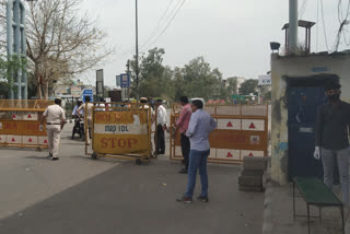 delhi up bhopura border sealed due to lockdown