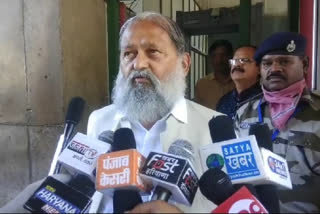 Haryana Home Minister Anil Vij