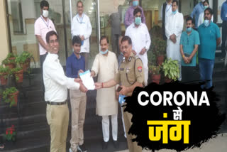 mp dr. mahesh sharma handed over 100 beds to the free for corona patients