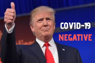Trump tests COVID-19 negative for second time