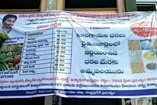 price table kept in nandhyala