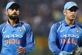 Dhoni and Kohli