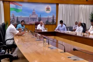 cm yadiyurappa meeting with ministers