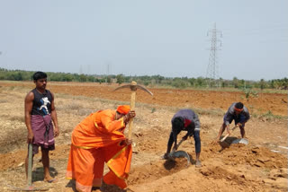 Pranavanand swamiji constructing home