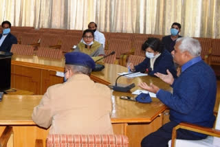 DC Shimla held meeting