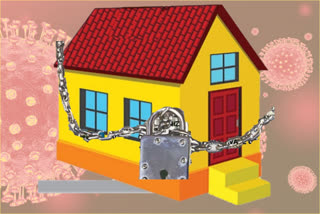 due to lockdown houses are locked by lepakshi thasildhar at ananthapuram district