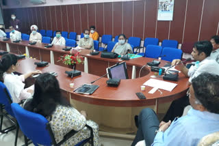 Society's meeting held in Collectorate to prevent corona virus infection