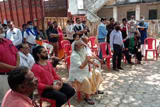 Meeting organized at the police station  in Balaghat