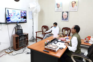 CM gave instructions through video conferencing in bhopal