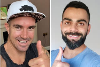 Indian captain virat kohli,  former England batsman kevin pietersen