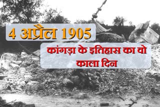 earthquake in Kangra on 4 April 1905