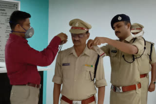 SSP Gives Promotion to Assistant Sub Inspector by Star