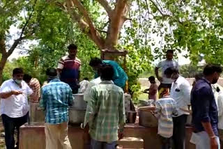 ysrcp leaders food distribution