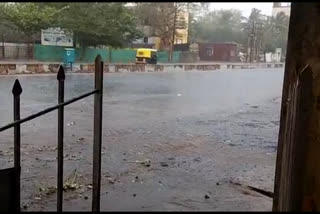 rain in hubli..smile on people's face