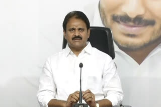 Minister Mopidevi Press meet Over Farmers struggle in ap