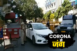 noida police have prepared to remove the coronavirus like epidemic and follow the lockdown in gautambudh nagar up