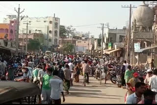 public on roads in nellore