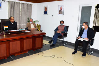 CM held a meeting with DCs