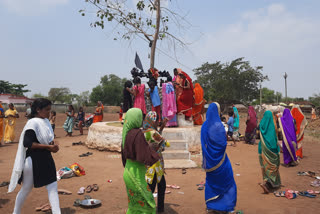 Worshiping Shani Dev to eradicate the corana virus in Balodabazar