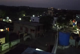 Street lights are closed across the city in Barwani