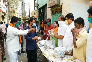 bjp-food-distribution-at-hyderabad