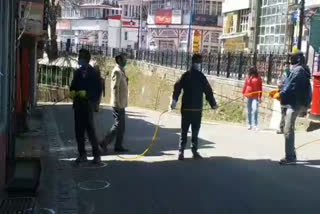 Roads sanitized in Shimla