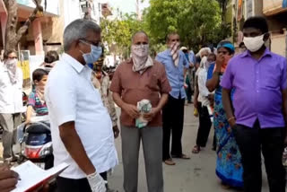 Baburao is the CPM secretary who inspected the ration shops