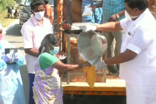 ration home delivery kalasapakkam mla tiruvannamalai