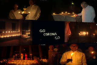 India lights to mark the fight against Corona virus