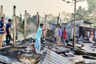 Massive fire at bilasipara