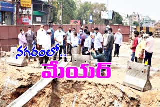 hyderabad mayor bonthu rammohan tour in city