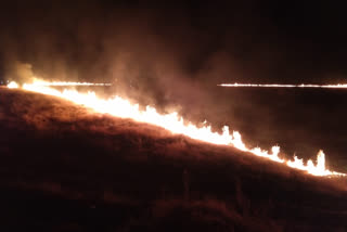 fire broke out in solapur airport