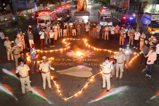 The people who lit the lights at ongole