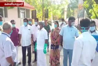 Kanyakumari MLA Austin visits health centers on coronavirus