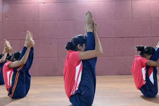 Telangana students stuck in Maha learn yoga during lockdown