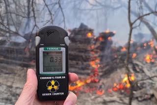 fire near chernobyl boosts radiation