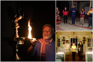 Leaders lit lamp in Himachal