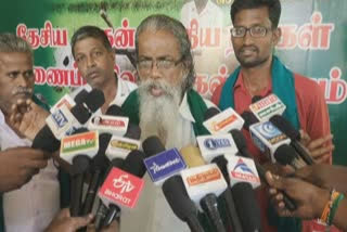 Ayyakannu request the govt for corona lackdown compensation to farmers