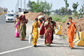 carona Precautionary measures by people in Srikakulam