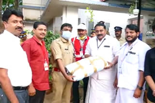 MLM  recross  helping  police  പൊലീസിന് സഹായവുമായി റെഡ് ക്രോസ് സൊസൈറ്റി  റെഡ് ക്രോസ് സൊസൈറ്റി  റൂറൽ എസ്.പി ഹരിശങ്കർ